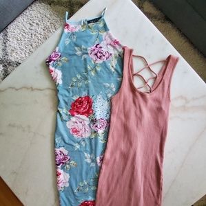 2 above the knee bodycon dresses